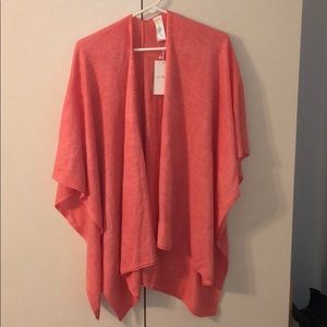 NWT Simply Noelle Coral Wrap Shawl- One Size